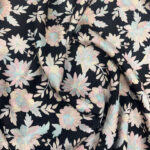 Russian Silk with Thread Work Fabric  (2.5 Meters Each Design)