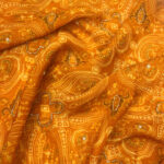 Georgette Embroidered Fabric (2.5 Meters Each Design)