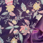 Embroidered Tissue Fabric (2.5 Meters Each Design)